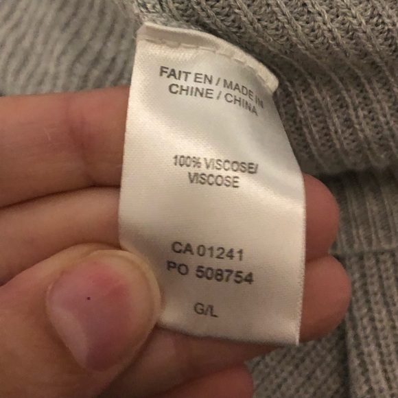 TWIK SIMONS Open Back Crossback High Low Grey Sweater Tunic - Picture 5 of 5